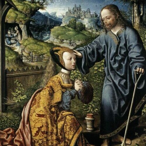 Christ Appearing to Mary Magdalen as a Gardener
