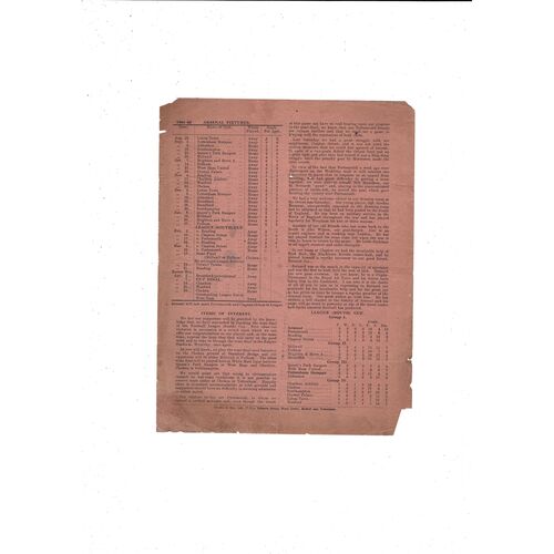 1944/45 Arsenal v Portsmouth League South Cup Football Programme