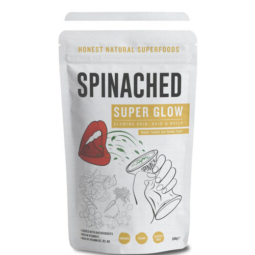 Spinached Organic Superfood Smoothie Powders Gut Wellness Super Glow or Energy Bomb 200g
