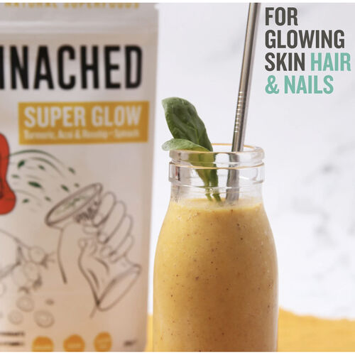 Spinached Organic Superfood Smoothie Powders Gut Wellness Super Glow or Energy Bomb 200g