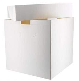Tall White Cake Boxes | All About Cakes