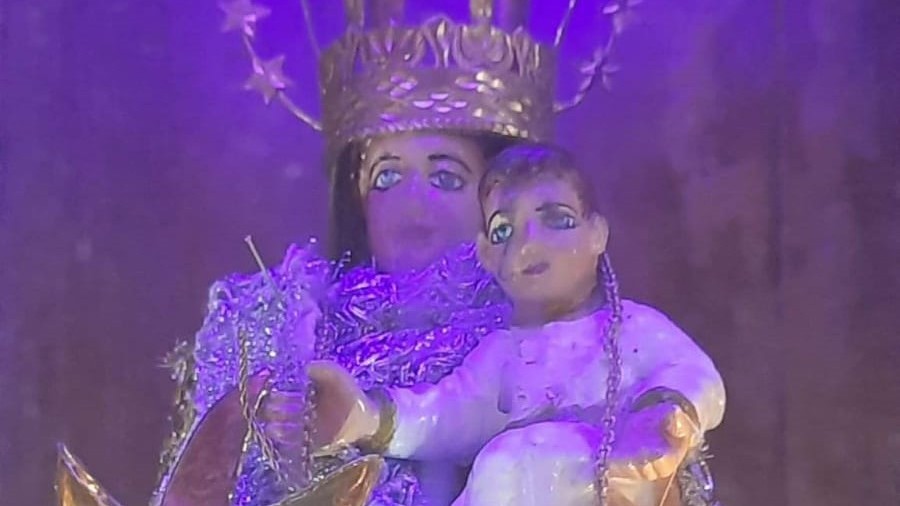 கப்பலேந்தி மாதாவின் ஐம்பொன்னாலான நகைகள் திருட்டு