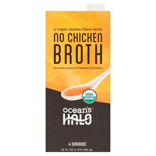 No Chicken Organic Vegan Broth by Oceans Halo 946ml