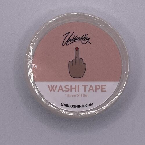 Middle Finger Washi Tape