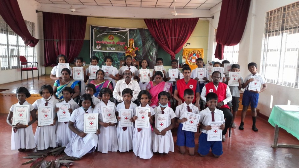 இலங்கை செஞ்சிலுவை சங்கத்தால் நெல்லியடி மெ.மி.த.க .பாடசாலையில் விசேட வகுப்பு தொடக்கம்