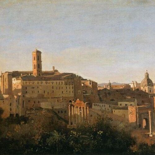 Forum Seen from the Farnese Gardens
