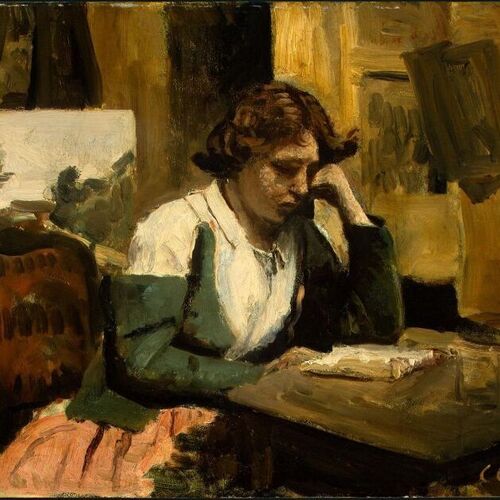 Young Girl Reading