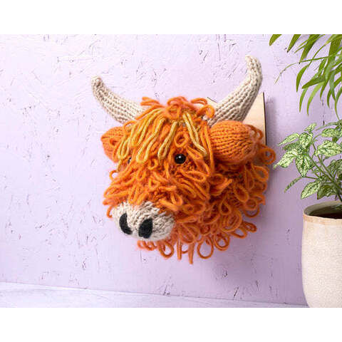 Highland Cow - Orange - by Sincerley Louise