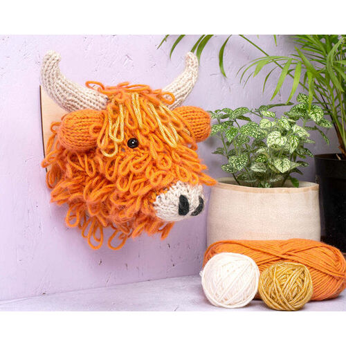 Highland Cow - Orange - by Sincerley Louise