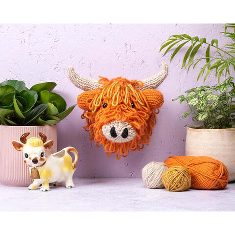 Highland Cow - Orange - by Sincerley Louise