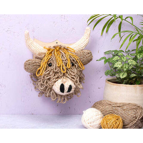 Highland Cow - Light Brown - by Sincerley Louise