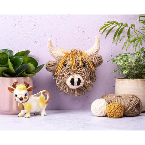 Highland Cow - Light Brown - by Sincerley Louise