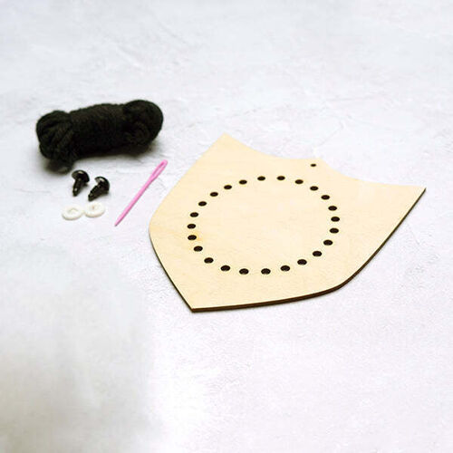 Ram's Head - Cream & Brown - by Sincerley Louise