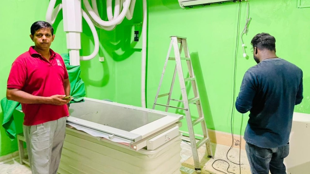 றோட்டறிக் கழகத்தின் உதவியால் மன்னார் பொது வைத்தியசாலைக்கு தொடர்ச்சியாக இயங்கவைக்கப்பட்ட கதிரியக்கப் பிரிவு