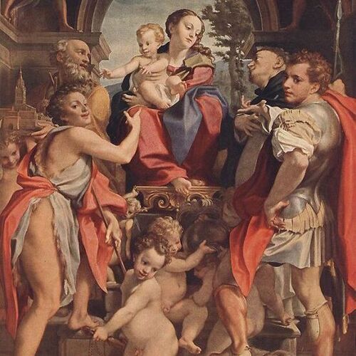 Madonna with St George