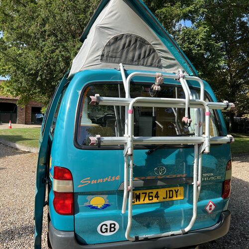 Devon Sunrise Toyota Hiace 2000 model Camper Van 2 Berth 2.4TD Heating/Toilet