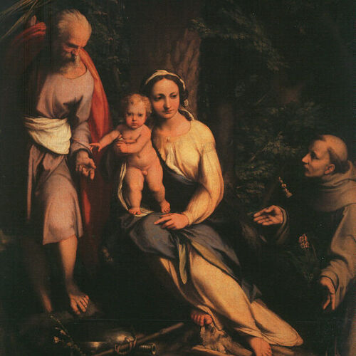 The Rest on the Flight into Egypt with St Francis