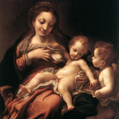Virgin and Child with an Angel (Madonna del Latte)