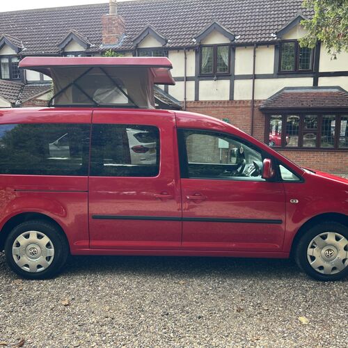 2009 Wellhouse Camper Van VW Caddy Maxi Life 1.9 TDi - ONLY 51745 MILES - RARE!