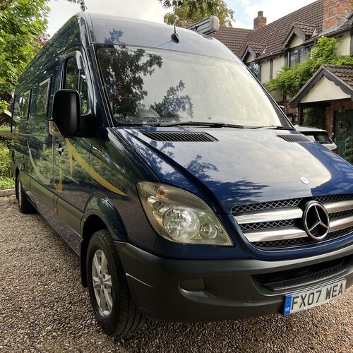 2007 Mercedes Sprinter 315 CDi 2148cc Luxury 3 Berth Camper Van LWB - Huge Spec