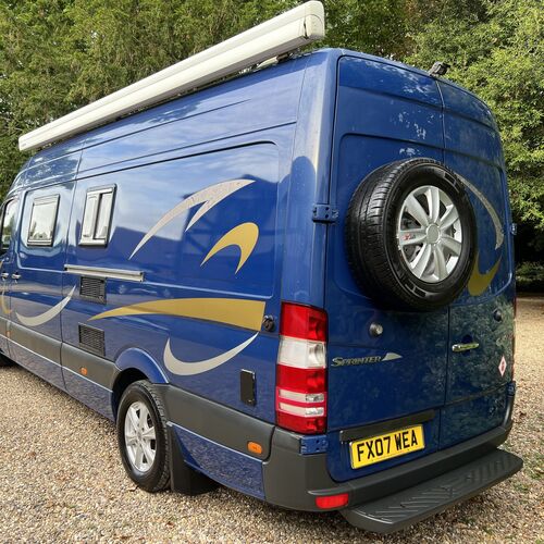 2007 Mercedes Sprinter 315 CDi 2148cc Luxury 3 Berth Camper Van LWB - Huge Spec