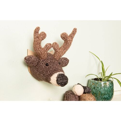 Reindeer Head - Black Nose - by Sincerley Louise