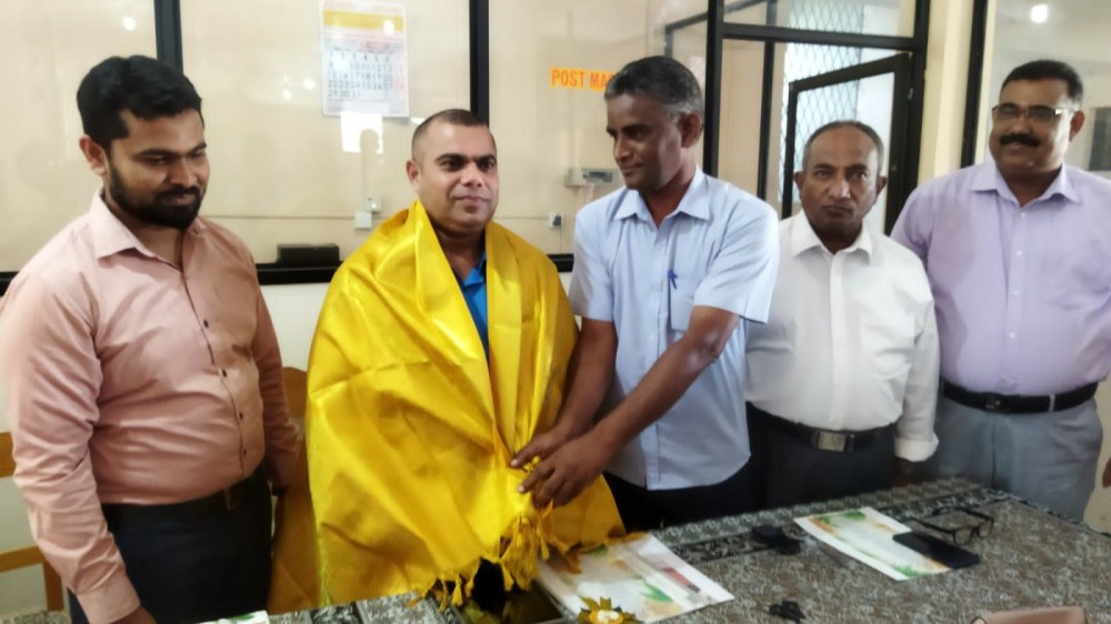 பிரதம தபாலதிபருக்கு பிரிவுபசாரம்