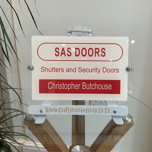 Bespoke acrylic signs