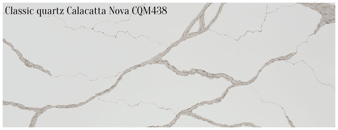Classic quartz Calacatta Nova  CQM438