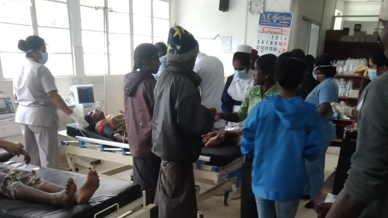 தேயிலை கொழுந்து பறிக்கையில் குளவி கொத்தியதால் வைத்தியசாலையில் அனுமதிக்கப்பட்ட தொழிலாளர்கள்