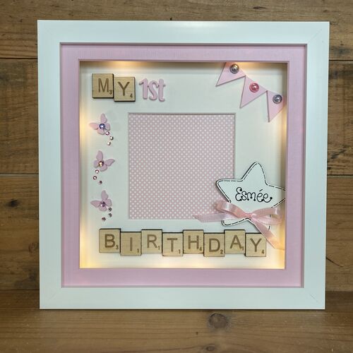 LED My 1st Birthday ( butterflies )