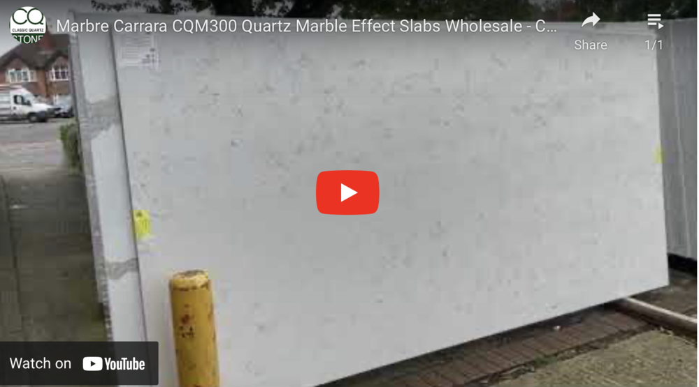 Clasic quartz Marble Carrara