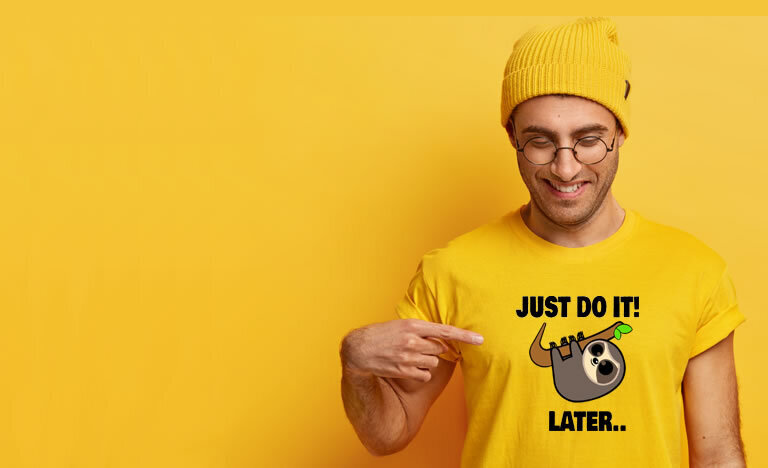 Fatoshop UK | Adults & Kids T-Shirts | Animal Design Cushions | Cartoon sloth Design Bags