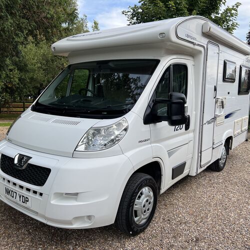 2007 (07)reg Elddis Compass Suntor 120 Low Profile 2 Berth Motorhome - Only 36776 Miles