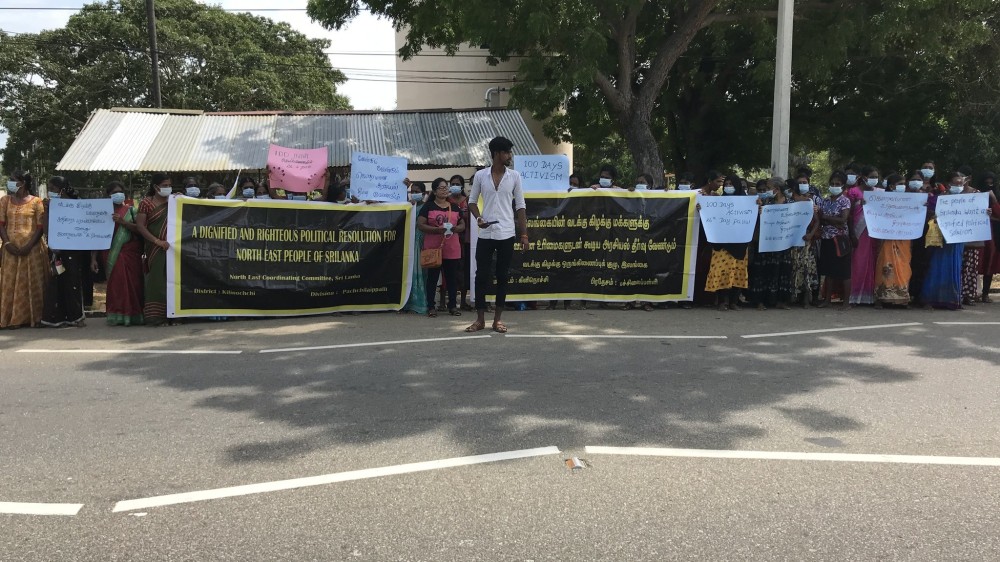 100 நாள் போராட்டத்தின் 44 ஆவது நாள் - கிளிநொச்சி