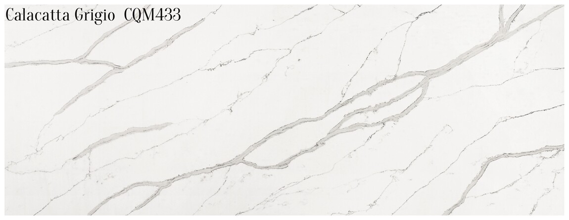 Classic Quartz Calacatta Grigio CQM433