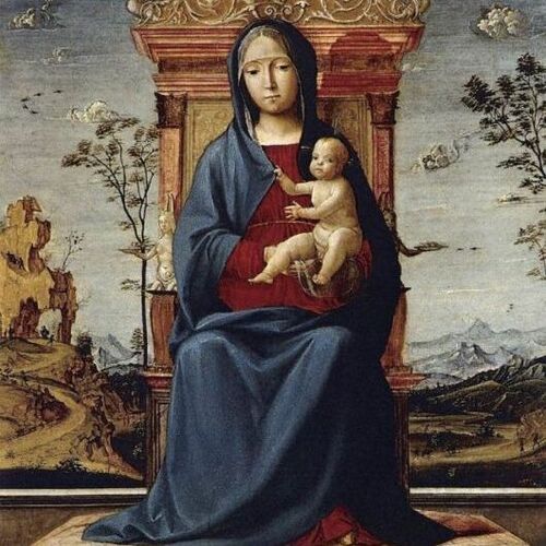 Virgin and Child Enthroned