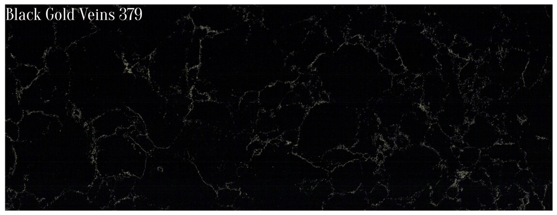Classic Quartz Black Gold Veins