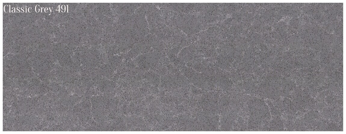 DESCRIPTION  Slab size: 3300 x 1650 mm Thicknesses: 20mm I 30mm Surface finish: Polished  Classic Quartz Statuario Milan is perfect to create worktops, countertops and any other bespoke work surface for kitchens and bathrooms.