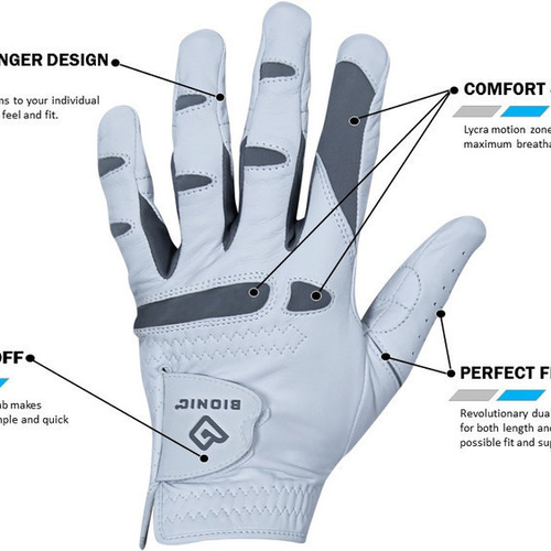 MEN'S BIONIC "PERFORMANCE GRIP PRO" GOLF GLOVES