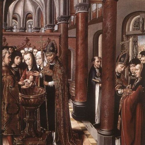Baptism of St Libertus