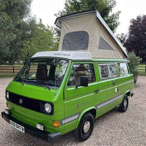 Westfalia Joker Original German LHD VW T25 Camper Van 4 Berth Classic 1980 Petrol 1970cc
