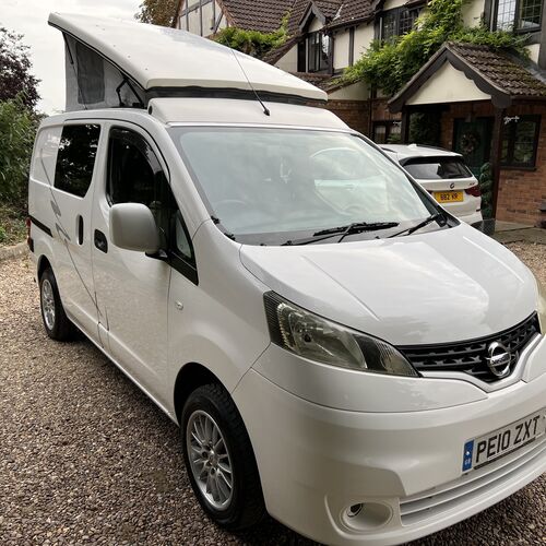 2010 Nissan NV200 SE Camper Van 2 Berth 1.5 DCi 50MPG White Nice Spec