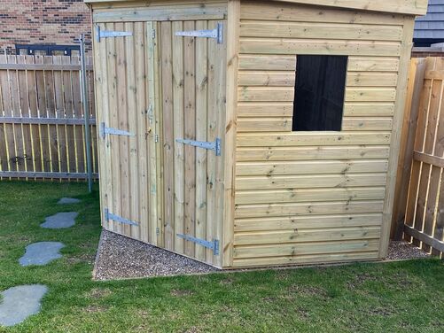 #017 8x8 Corner Shed