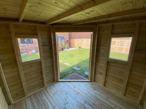 #017 8x8 Corner Shed