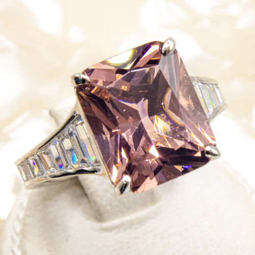 Moissanite stone on 925 Sterling Silver Ring