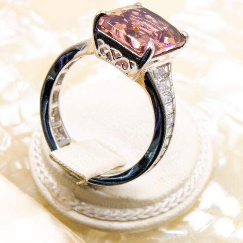 Moissanite stone on 925 Sterling Silver Ring