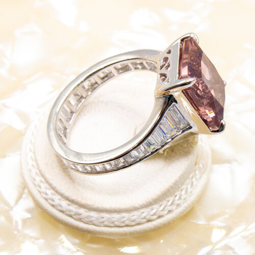 Moissanite stone on 925 Sterling Silver Ring