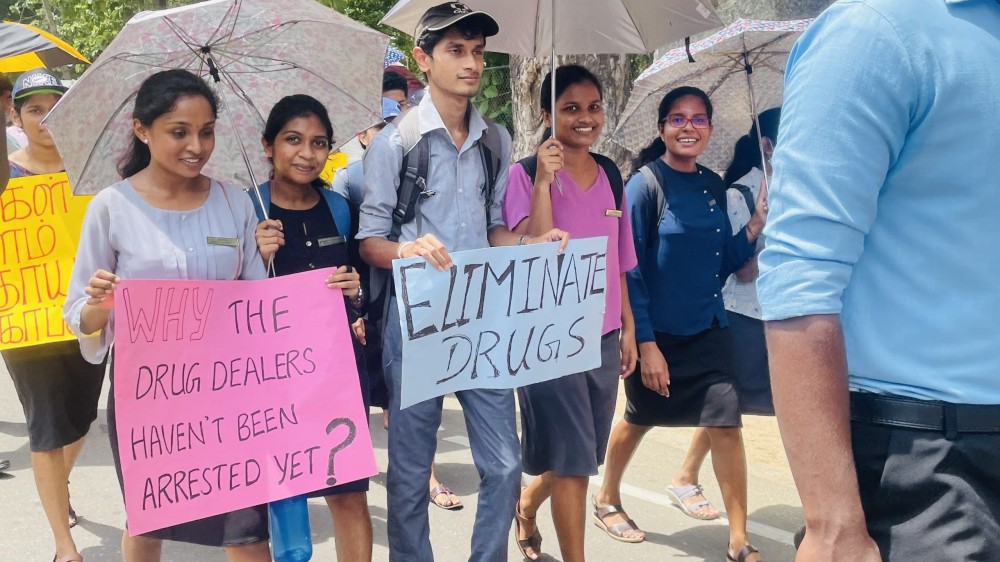 போதைப்பொருள் பாவனை எதிரான பேரணி