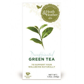 Heath & Heather Decaffeinated Green or Green Rooibos & Honey 20 bags